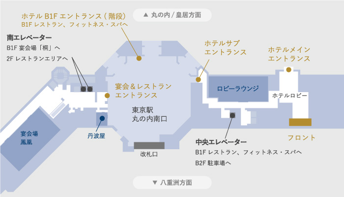 エントランスのご案内MAP